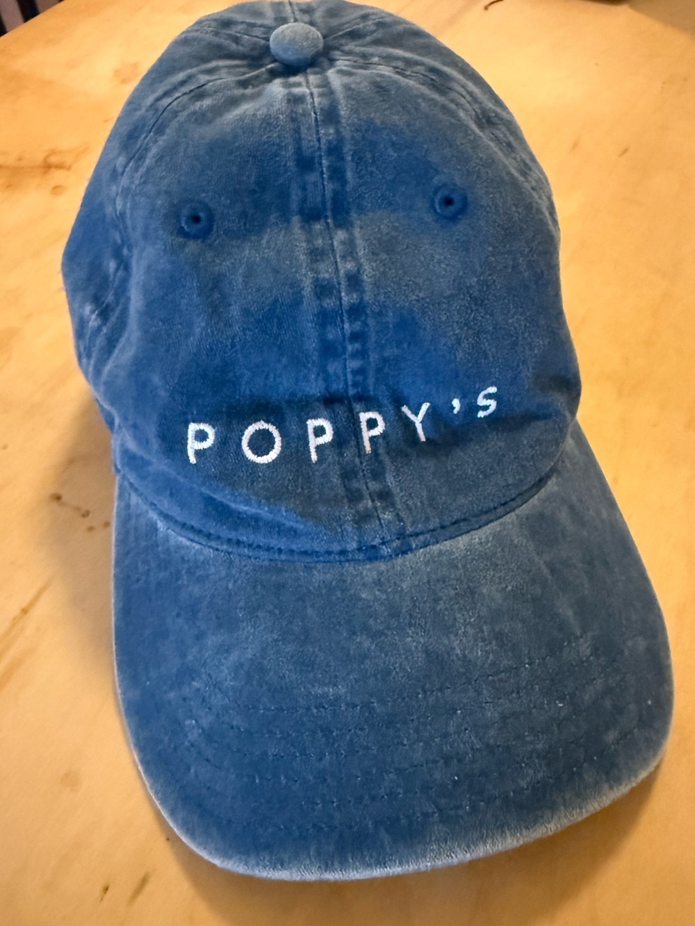 Denim Baseball Hat Poppy’s Brooklyn